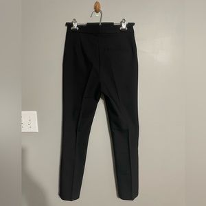 Zara Woman Pleated Slacks Black Size 4 Ankle Dress Pants